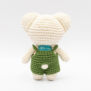 Crochet Plush Toy - Bobbie Bear Jnr - Handmade Mini