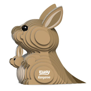 EUGY Eco-Friendly 3D Model Craft Kit - Kangaroo