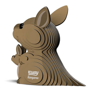 EUGY Eco-Friendly 3D Model Craft Kit - Kangaroo