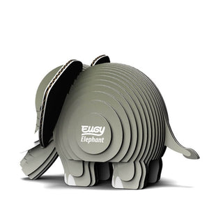 EUGY Eco-Friendly 3D Model Craft Kit - Elephant