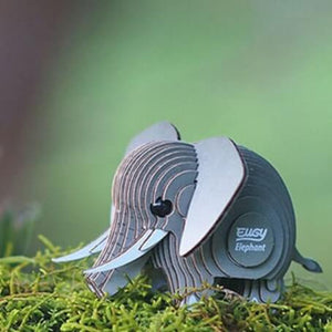 EUGY Eco-Friendly 3D Model Craft Kit - Elephant
