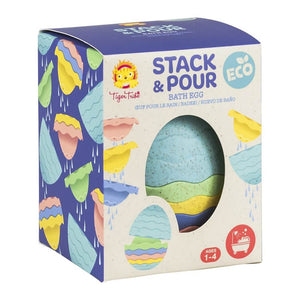 Eco Bath Egg - Stacking Bath Toy by Tiger Tribe