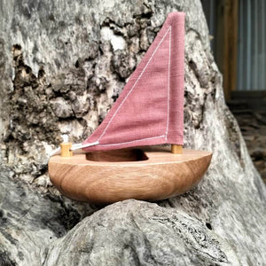 Handmade Wooden Sailing Boats by Lindon Heirloom Toys