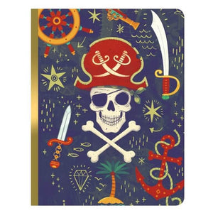 Pirate Notebook 48 page FSC paper - "Steve" by Djeco Lovely Paper
