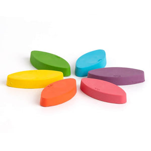 Beeswax Crayons - Toddler Petals Set of 6 - Tinta Crayons