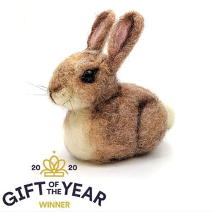 The Crafty Kit Co needle felting kit baby bunny