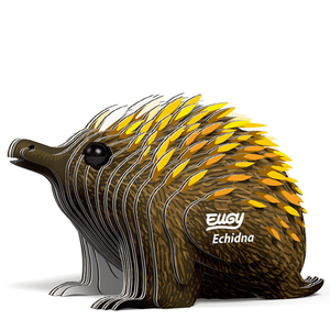 EUGY eco-friendly 3D puzzle craft kit echidna