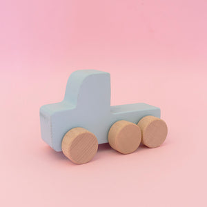 Handmade Wooden Toy Cars - Rainbow Set - Euca