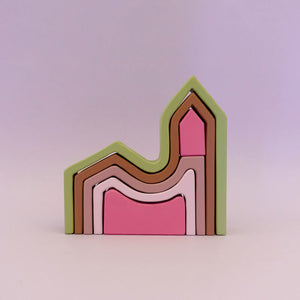 Euca Wooden Stacker Forest Nesting Home