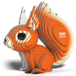 Eugy eco-friendly puzzle craft squirrel