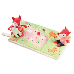 Lilliputiens Alic Fox Family soft toy playset