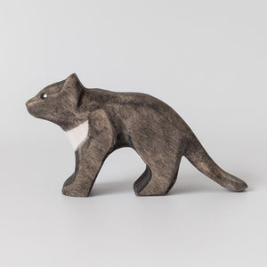 Nom Handcrafted handmade wooden animal figurine Tasmanian devil