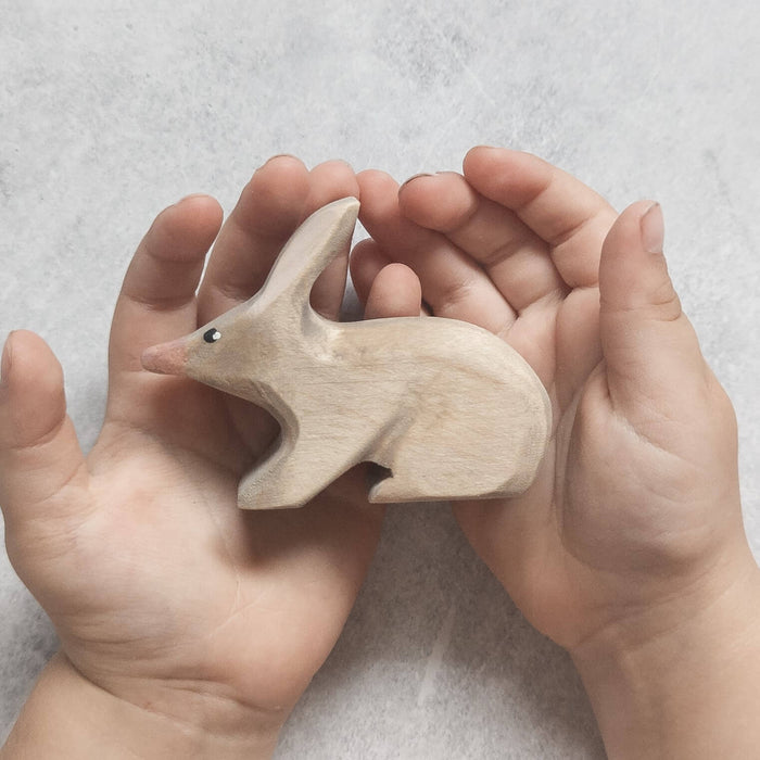 Handmade wooden animal figurine - Bilby