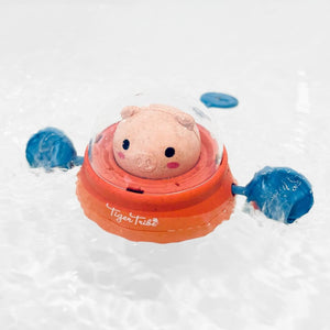 Space Piggy Paddle Ship - ECO Bath Toy by Tiger Tribe