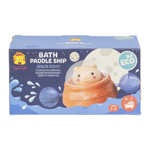 Space Piggy Paddle Ship - ECO Bath Toy by Tiger Tribe