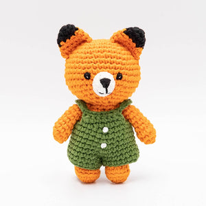 Crochet Plush Toy - Fenix Fox Jnr - Handmade Mini