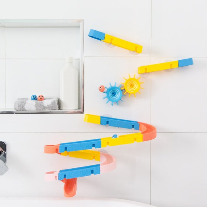 Waterslide Marble Run Set - ECO Bath Toy by Tiger Tribe