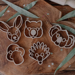 Playdough ECO CUTTER™ Set - Aussie Animal Faces - Kinfolk Pantry