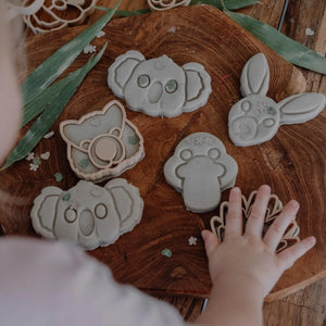 Playdough ECO CUTTER™ Set - Aussie Animal Faces - Kinfolk Pantry