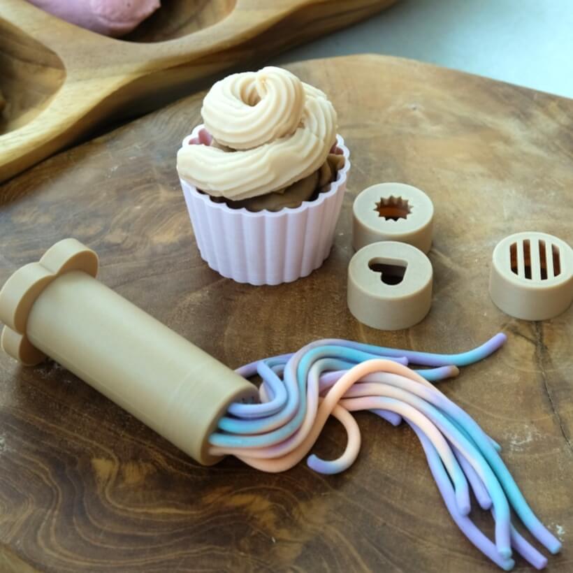 Eco Playdough Extruder Tool Set - Kinfolk Pantry – The Toy Chest Australia