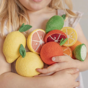 Citrus Fruit Bundle 10pc - Felt Play Food - Save $5