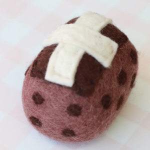 Hot Crossed Buns - Felt Play Food - Juni Moon