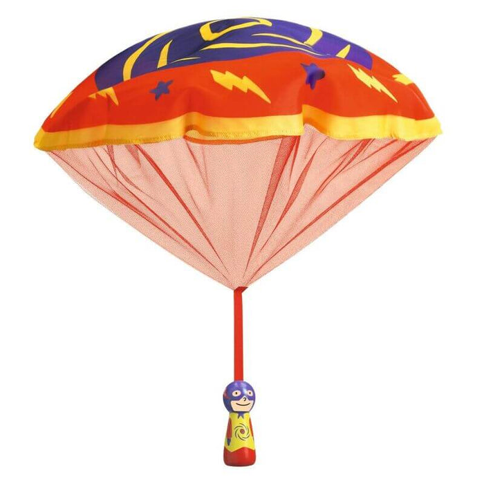 Flying Hero - Wooden Parachute Toy
