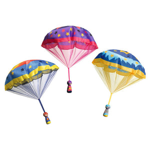 Flying Hero - Wooden Parachute Toy