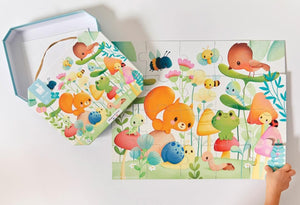 Janod Toddler Floor Puzzle - Garden Friends