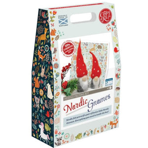 The Crafty Kit Co - Nordic Gnomes Needle Felting Kit