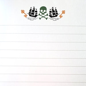 Pirate Notebook 48 page FSC paper - "Steve" by Djeco Lovely Paper