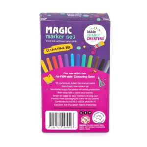 Fine Tip Marker Set for Re-FUN-able™ reusable colouring mats by Little Change Creators 