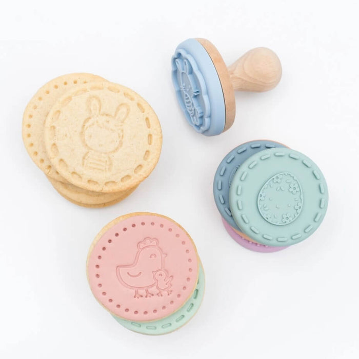 Stampies - Silicone Cookie Stamps - Dough Stampers Set - Easter