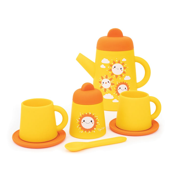Silicone Tea Set - Sunny Days - by Tiger Tribe