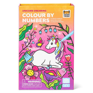 Tiger Tribe Art Set - Colour by Numbers - Unicorn Dreaming