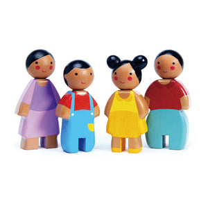 Wooden Dollhouse People - Sunny Doll Family by Tender Leaf Toys