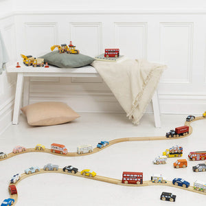 Vintage Cars 7pc - Wooden Toy Car Set