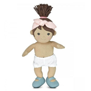 organic rag doll Paloma soft doll by Apple Park