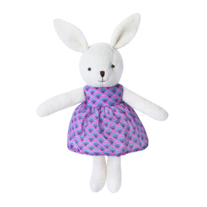 Apple Park soft toy organic plush bunny white