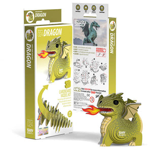 EUGY eco-friendly 3D puzzle craft kit dragon