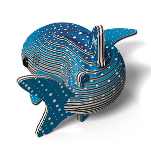 EUGY eco-friendly 3D puzzle craft kit whale shark