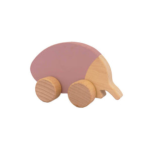 Euca Wooden Toys Echidna roller wooden car