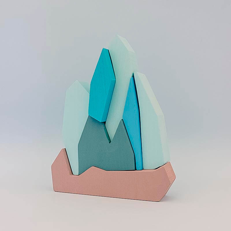 Wooden Stacker - Iceberg - Australian Made – The Toy Chest Australia