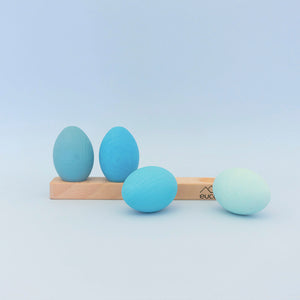 Euca Wooden toy eggs set of 4 - Emu