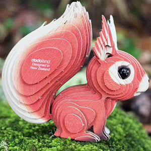 Eugy eco-friendly puzzle craft squirrel