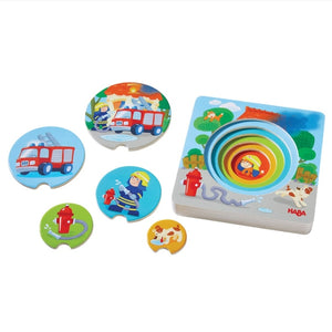 HABA layered wooden puzzle bundle - Fire! Fire!