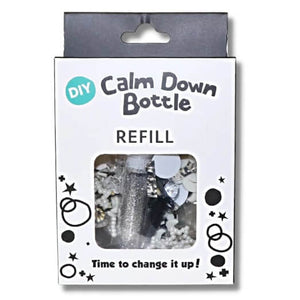 Jellystone Designs DIY calm down bottle sensory kit refill glow in the dark