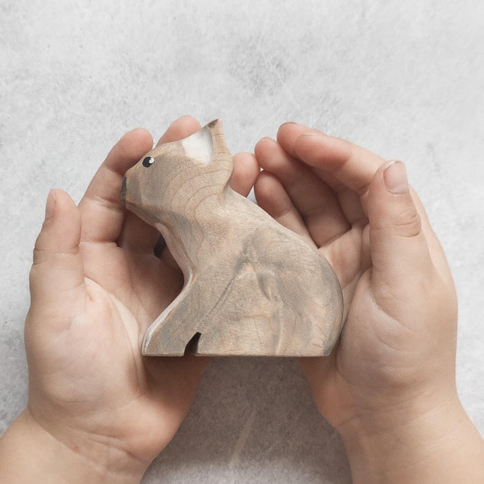 Handmade wooden animal figurine - Koala