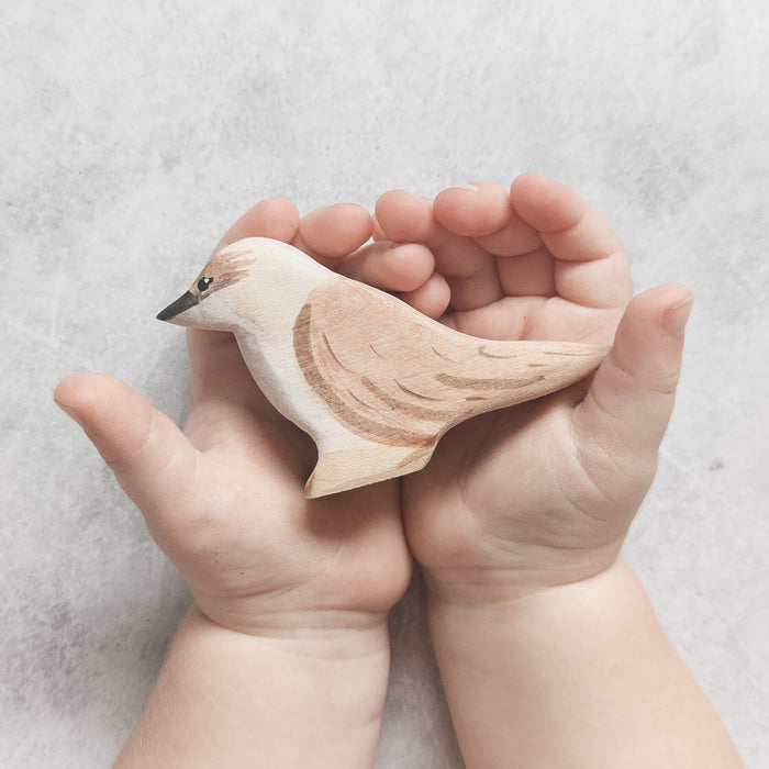Handmade wooden animal figurine - Kookaburra