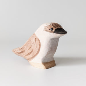 Nom Handcrafted handmade wooden animal figurine kookaburra